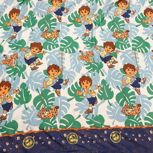 Go Diego Go Flat Full Bed Sheet - Picture 1 of 16
